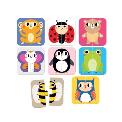 Puzzle On-the-Go Half Animais | Banana Panda Puzzle On-the-Go Half Animais | Banana Panda