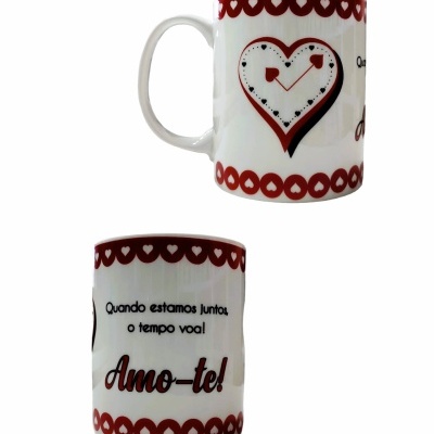 Caneca cerâmica "Amo-te"