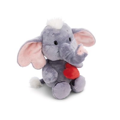 Peluche Elefante Love com coração | Nici