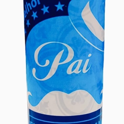 Caixa redonda com meias "Pai"