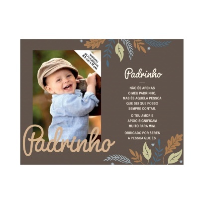 Moldura de madeira "Padrinho" | H&H