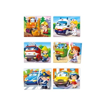 Jogo Veículos e Profissões | Clementoni