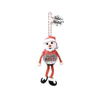 Boneco globo de neve Natal "Mateus"