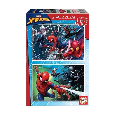 Puzzle Marvel Spider-Man 2x100 peças | Educa