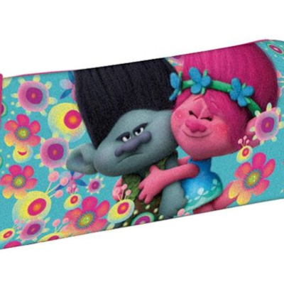 Estojo escolar Trolls redondo