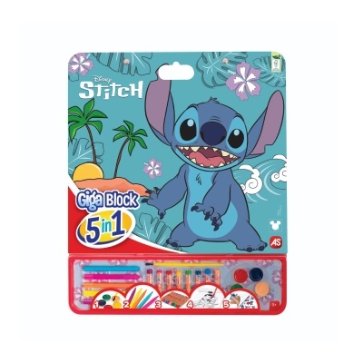 Giga Bloco 5 em 1 | Stitch