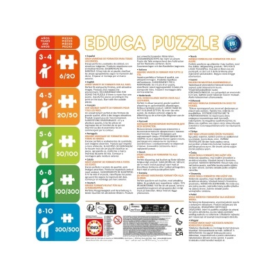 Puzzle Progressivo 4 em 1 Dino-Webs Spidey | Educa