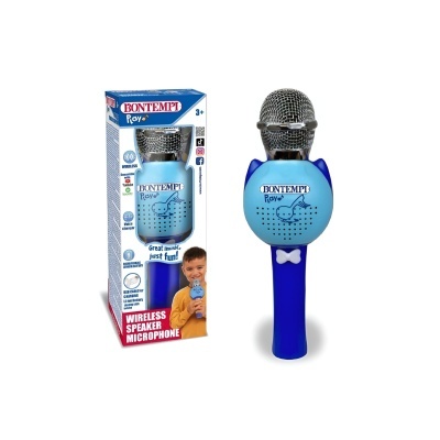 Microfone Karaoke Wireless azul Microfone Karaoke Wireless azul