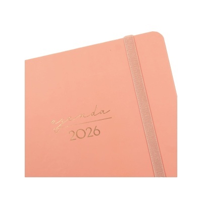 Agenda semanal A5 2026 Espiral Alma Coral | Finocam