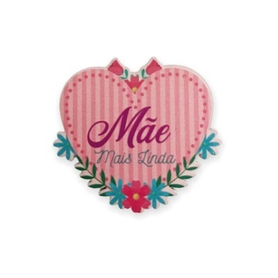 Magnético Coração “Mãe mais Linda”