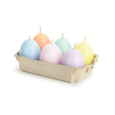 6 Velas Ovos da Páscoa