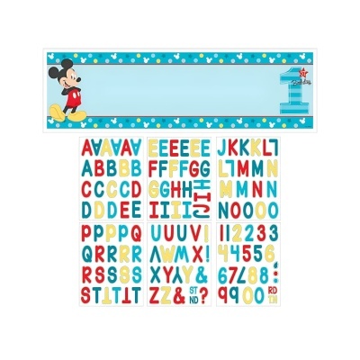 Faixa personalizável Mickey 1º Aniversário