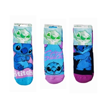 Meias antiderrapantes Stitch