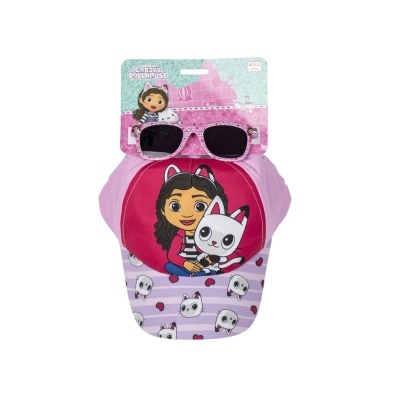 Conjunto Boné + Óculos de Sol Gabby´s Dollhouse