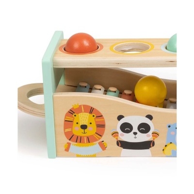 Xilofone 2 em 1 com bolas ou martelo