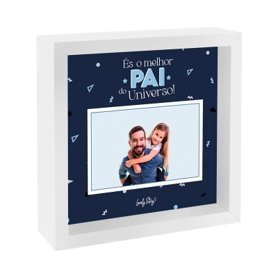 Moldura dupla face "És o melhor pai do universo" | Lovely Story