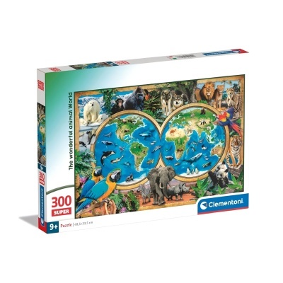 Puzzle "O Maravilhoso Mundo Animal" 300 peças | Clementoni