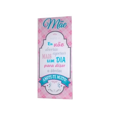 Placa de vidro “Mãe”