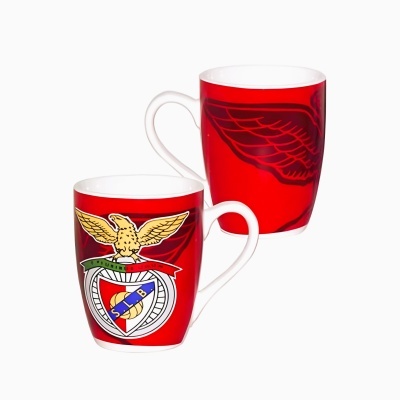 Caneca oval cerâmica Benfica | SLB