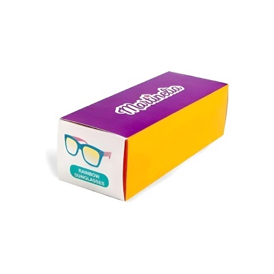 Caixa colorida com óculos de sol Rainbow Sunglasses