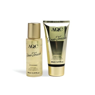 Conjunto spray e loção corporal Golden Glitter | AQC