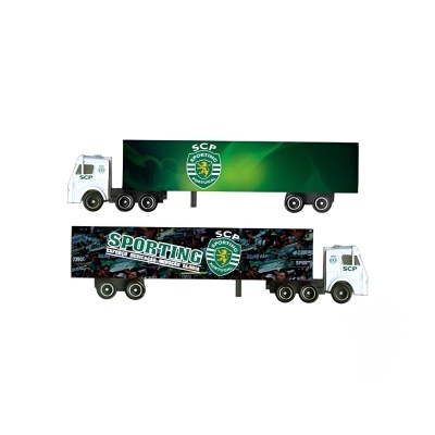 Dois brinquedos camiões com carrinha Sporting CP