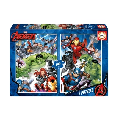 Puzzle Avengers Marvel 2x100 peças | Educa
