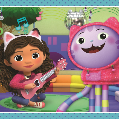 Puzzle Casa da Gabby  progressivo 4 em 1 Clementoni