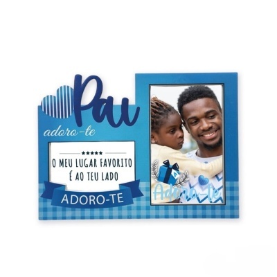 Moldura "Pai o meu lugar favorito é ao teu lado, adoro-te"
