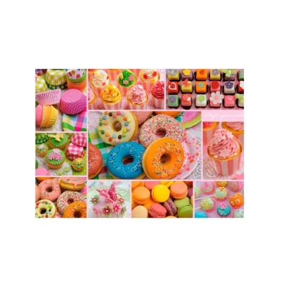 Puzzle Colagem de doces 500 peças | Educa