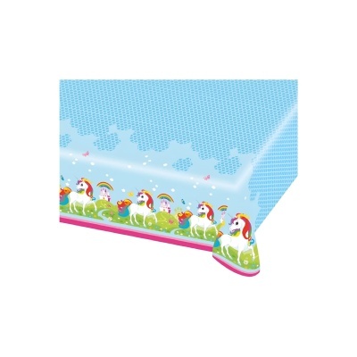 Toalha de mesa Arco íris Unicórnio Mágico