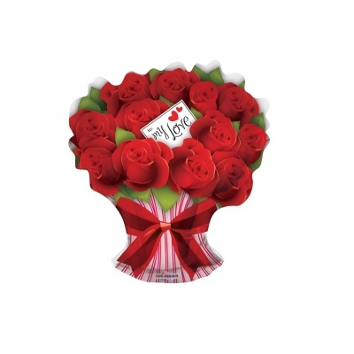 Balão Foil Bouquet de Rosas