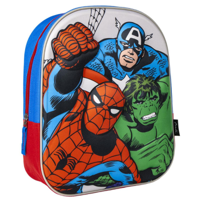 Mochila pré-escolar 3D Marvel Avengers