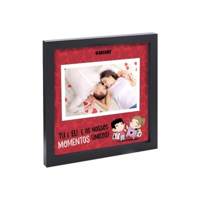 Moldura "Tu e eu, e os nossos momentos únicos!" | Malasaña Lovely Story