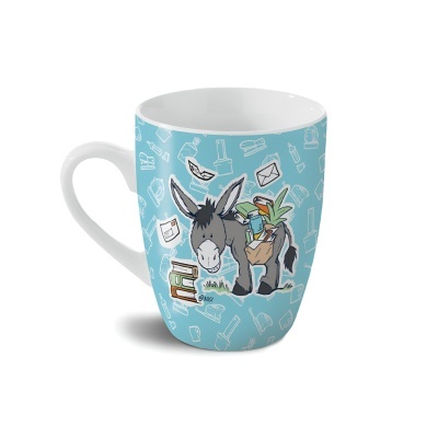 Caneca porcelana "E o burro sou eu??..." | Nici