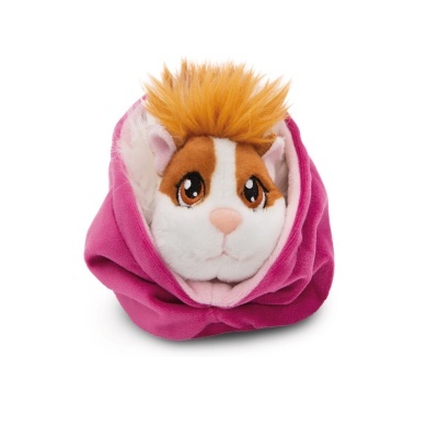 Porquinho da Índia caramelo-branco em cesto 12cm Little Paws  | Nici