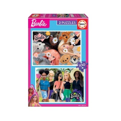 Puzzle Barbie 2x100 peças | Educa