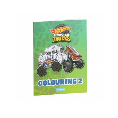 Livro Colorir Monster Trucks Hot Wheels | Europrice