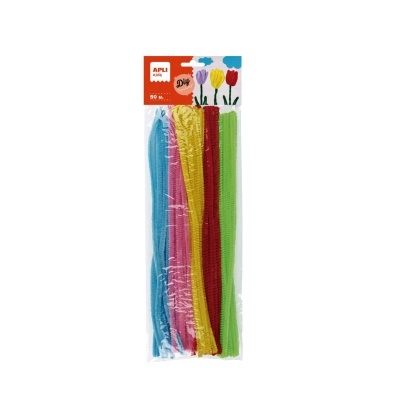 Kit 50 Arames de Chenille Cores Fluorescentes | Apli