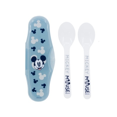 Conjunto 2 Colheres com Estojo Mickey Baby