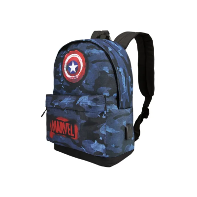 Mochila Escolar Marvel Capitão América 44cm