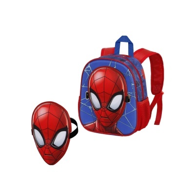 Mochila pré-escolar 3D Homem Aranha Badoom 27cm