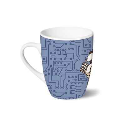 Caneca porcelana "Para o nerd mais giro" | Nici