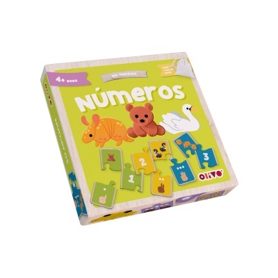 Jogo Números em madeira Evolui | Olivo