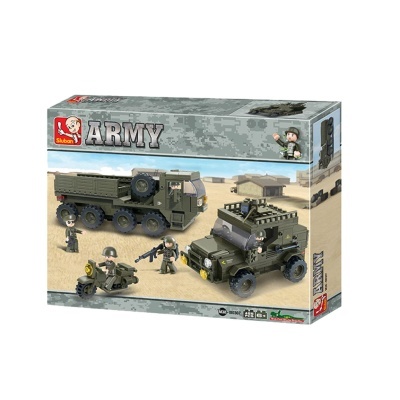 Jogo de Construção Army - 455 peças | Sluban