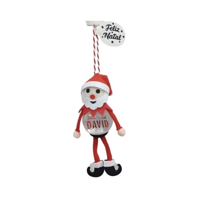 Boneco globo de neve Natal "David"