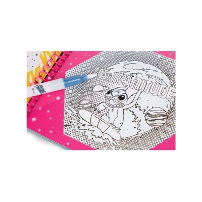 Livro Colorir com Água Stitch