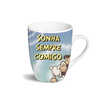 Caneca porcelana "Sonha sempre comigo" | Nici