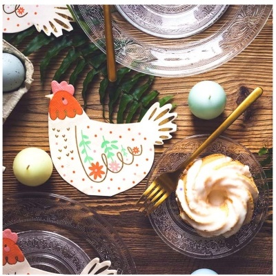 Guardanapos Formato Galinha