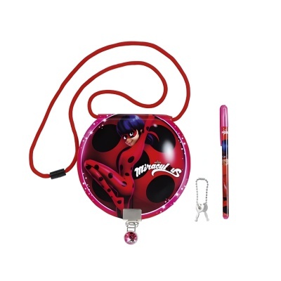 Diário + caneta Ladybug